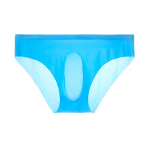 Men's String Thong Underwear Funny Sexy Men's Underwear Lingerie Red Bodysuit Man In Black Costume Thong Panty Underwear Briefs 01 Blue XXL