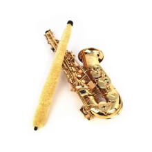 Alto Saxophone Cleaning Brush Woodwind Instrument Care Brush For Clarinets Brush For Clean And Dry Instruments Yellow