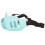 Adjustable Dog Muzzle for Large Breeds, Breathable Soft Fabric, Bite Prevention, Sky Blue L 1