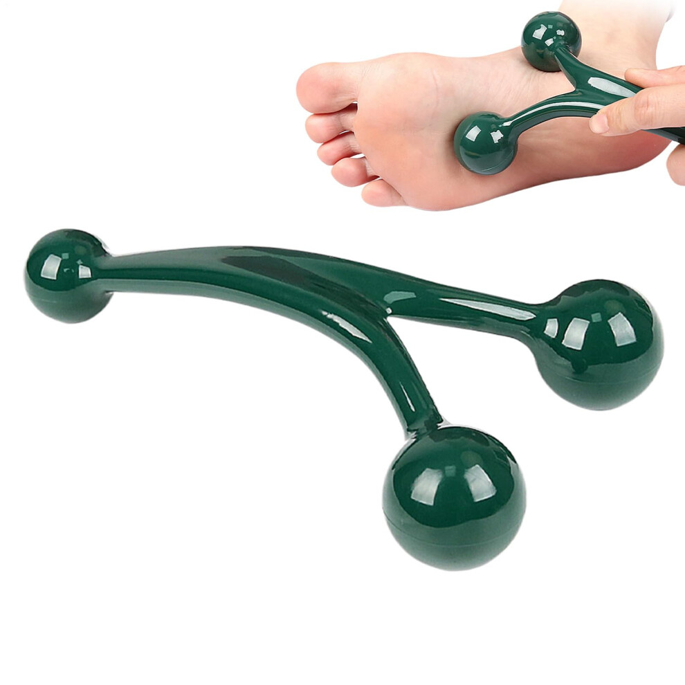 Facial roller massager, Yshaped, hand massage tool, solid shoulder acupressure, kneading facial tool