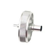 Rouleaux de souris en alliage d'aluminium, remplacement-Argent