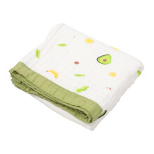 Monthly Milestone Bath Towel Extra Muslin Swaddle Blanket For Newborn Unisex Cotton Wrapping Towel