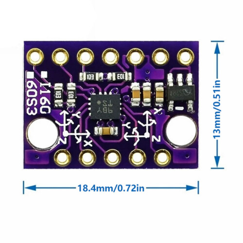BMI160 GY-BMI160 6DOF Module de capteurs-5 pièces 2