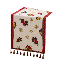 Christmas Chenilles Table Runner-35 180 Christmas snowflakes