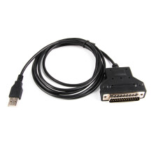 180 cm USB naar DB25 25-pins adaptersnoer voor het aansluiten