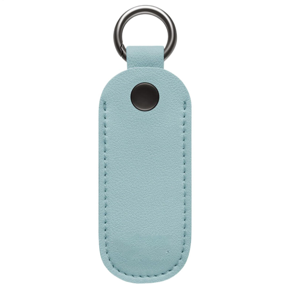 Usb Flash Drive Storage Case Leather Memory Organizer For Usb Drives Travel Pen Drive Case For Students Teachers Blue 9189345001949