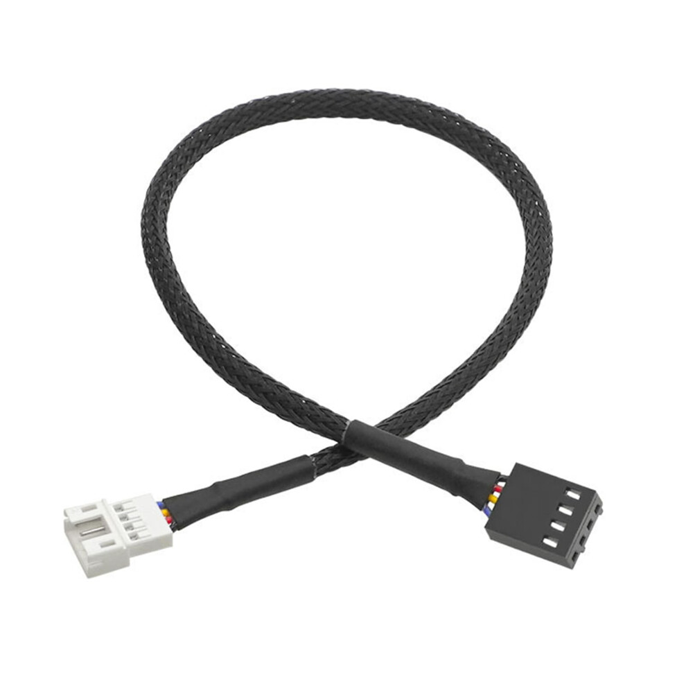 4Pin Mainboard Fan Cable Y Splitter For Pc Fans 12V 4Pin Connector Dual Fan Extension Cable Black 9412369090669