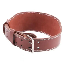 Powerlifting Belt 10.5Cm Width For Men Women Back Support Squats Cross Training Gym Brown M120cm