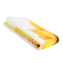 Baby Blanket Newborn Photography Sunflowers Digital Print Warm Flannel Blanket For Boys And Girls