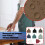 Gardening Work Apron Thickened Waterproof Apron with-brown 5