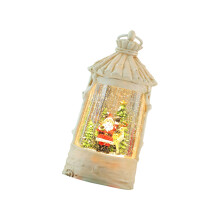 LED Crystal Ball Music Box Christmas Night Light Handcrafted-D