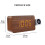 Projection Clock for Bedroom Ceiling, Alarm-Walnut Roman Dial 5