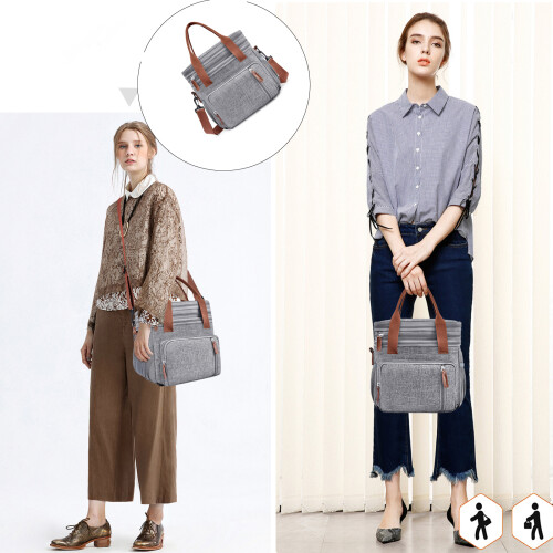 Geräumige, wasserdichte Picknick-Kühltasche aus-Grau 1