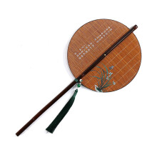 Bamboos Folding Fan Chinese Foldable Hand Fan-lan Circular
