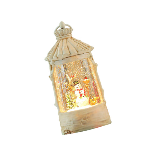 Christmas Music Box Crystal Ball Rotating LED Lighted-B