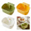 Press Drain Basket Sink Strainer With Removable Grids-Green 4