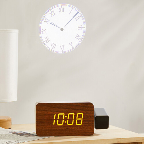 Projection Alarm Clock,Projection Clock for-white Roman Dial 2