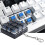 XDA Keycap Tester Lightless Switches Testing Keychains for 2