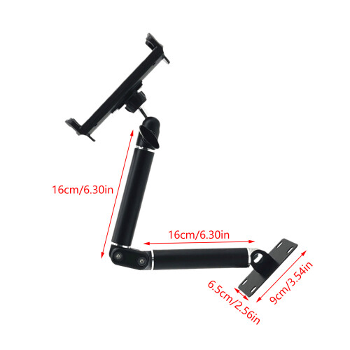 Support mural pour tablette avec bras extensibles, pour usage 1
