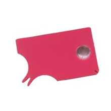 Ergonomic Ticks Catcher Card Pet Fleas Comb For Dog Cats-Red