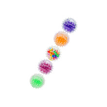 5Pcs Colorful Beads Squeeze Ball Stress Relief Squeeze Sensory