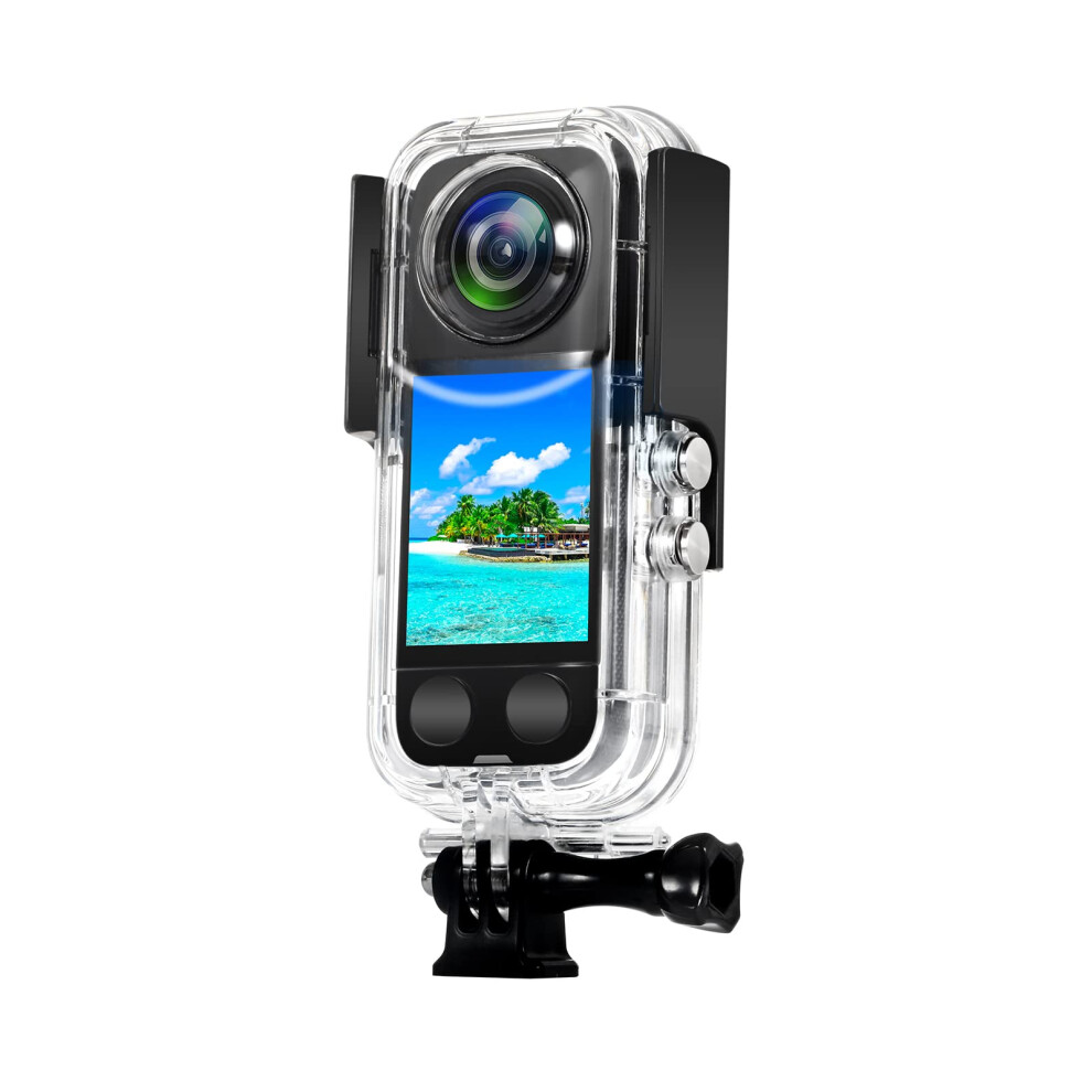 Panoramic Camera Diving Housing Housing Diving Housing Underwater 40M Replacement For Insta360 X3 Camera Light 9412369044709
