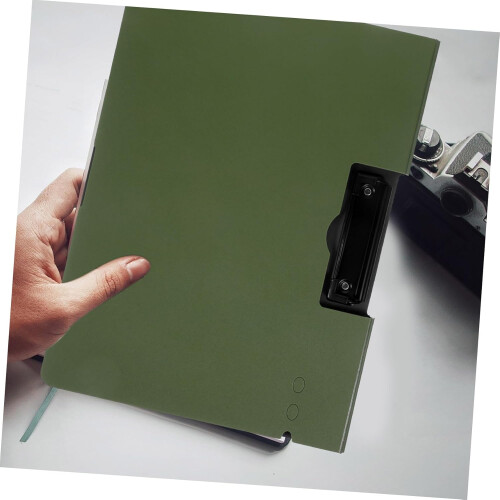 Clipboard folder with cover, foldable writing board for office, conferences, and document organization, lightweight, portable, and versatile. 1