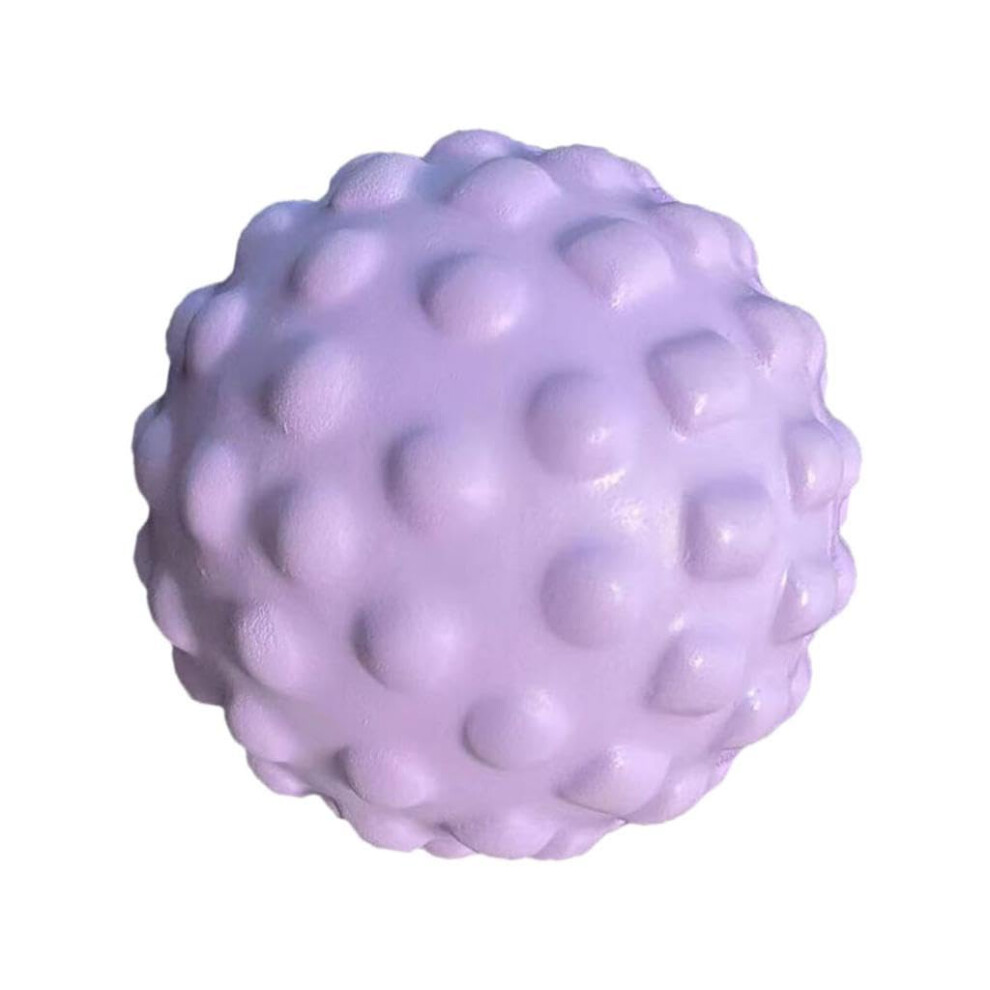 Massage Ball Roller Elastic Movement for Women Men Compact Equipment Fasciitis Ball Massage Roller for Back Foot Neck Sports, Purple