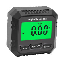 Digital Inclinometer Level Gauge Protractor Tool With Digital Display Angle Ruler For Auto Masonry Black
