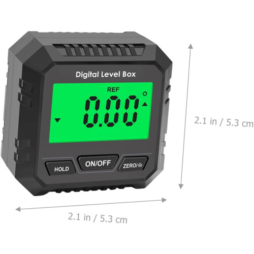 Digital Inclinometer Level Gauge Protractor Tool With Digital Display Angle Ruler For Auto Masonry Black 2