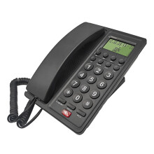Vaste vaste telefoon Vaste telefoon voor hotelkamer,-Zwart