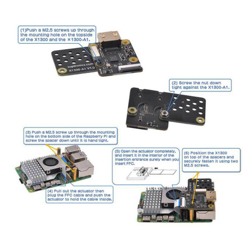 Module X1300/X1300A2 1080P vers CSI2-X1300 et X1300 A2 2