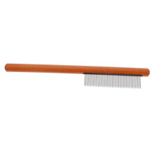 Cat Comb with Wooden Handle and Metal Teeth Hair Removal Comb for Kittens and Small Pets for Grooming and Detangling Cat Hair