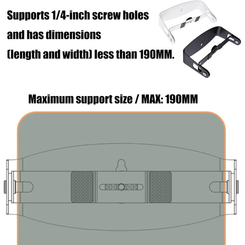Rotating Projector Stand  Performance Metal Construction 360 Degree Adjustment Wall Deck White 1