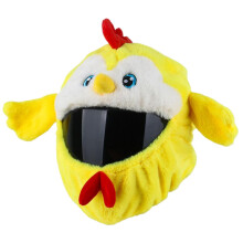Funny Helmet Decoration Cute Motorcycle Helmet Protective Cover For Riding Adjustable Size Soft Fabric MultiColor