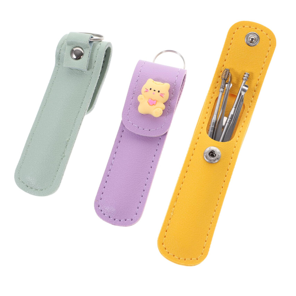Ear Plugs Earwax Remover For Babies Ear Wax Cleaner Ear Scoop Nose Cleaner Unisex Kids Purple