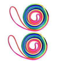 2 Pieces String Flower Rope for Finger Outdoor Play Creative Party School Hand and Eye Coordination Fabric