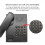 Corded Telephone Basic Desk Wall Mountable Analog-Black 4