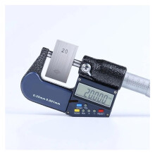 Digital Micrometer 025mm UltraPrecise 0.001mm Resolution Carbide Tip with Ratchet Stop