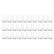 30Pcs Clear Acrylic Display Hangers for Records Adhesive Wall