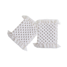 Pack of 2 Handmade Crocheted Pots Holders Heat Resistant-White