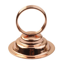 Delicate Metal Tabletop Menu Holders-rose gold Tower base 2