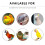 Bird Wheel Interactively Bird Accessory Parrots Gadgets-Yellow 6