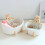Effective Cotton Rope Storage Container-pink bear small 5