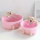 Effective Cotton Rope Storage Container-milk white rabbit small 7