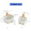 Portable Handmade Storage Container with-milk white bear small 4