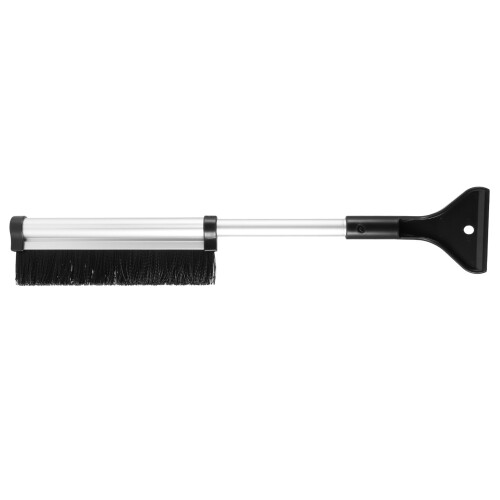 Windshield Ice Removal Tool with Telescoping Handle, Low Temperature Resistant Adjustable Cleaning Device That Protects Car Paint, Durable Nylon and 1