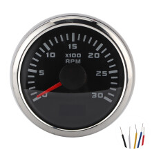 Vedenpitävä kierroslukumittari, 3000 rpm LCD-näyttö, digitaalinen kierroslukumittari, askelmoottori, tarkka, korkealaatuinen matto,