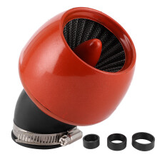 Luchtfilter voor scooters, ATV's en pocketbikes met fijnmazig gaas, universele pasvorm, 1,1-1,9 inch binnendiameter, verhoogt het motorvermogen en