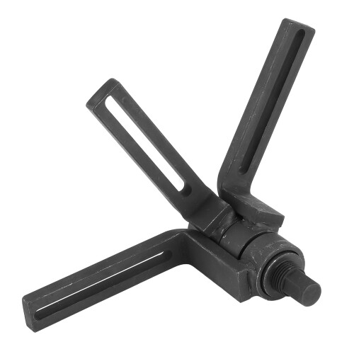 Adjustable Arms Crank Puller Installer, Safe Engine Disassembly With Heavy Duty Steel Construction, Effortless Split Case, Multiple Bolt Patterns, 1